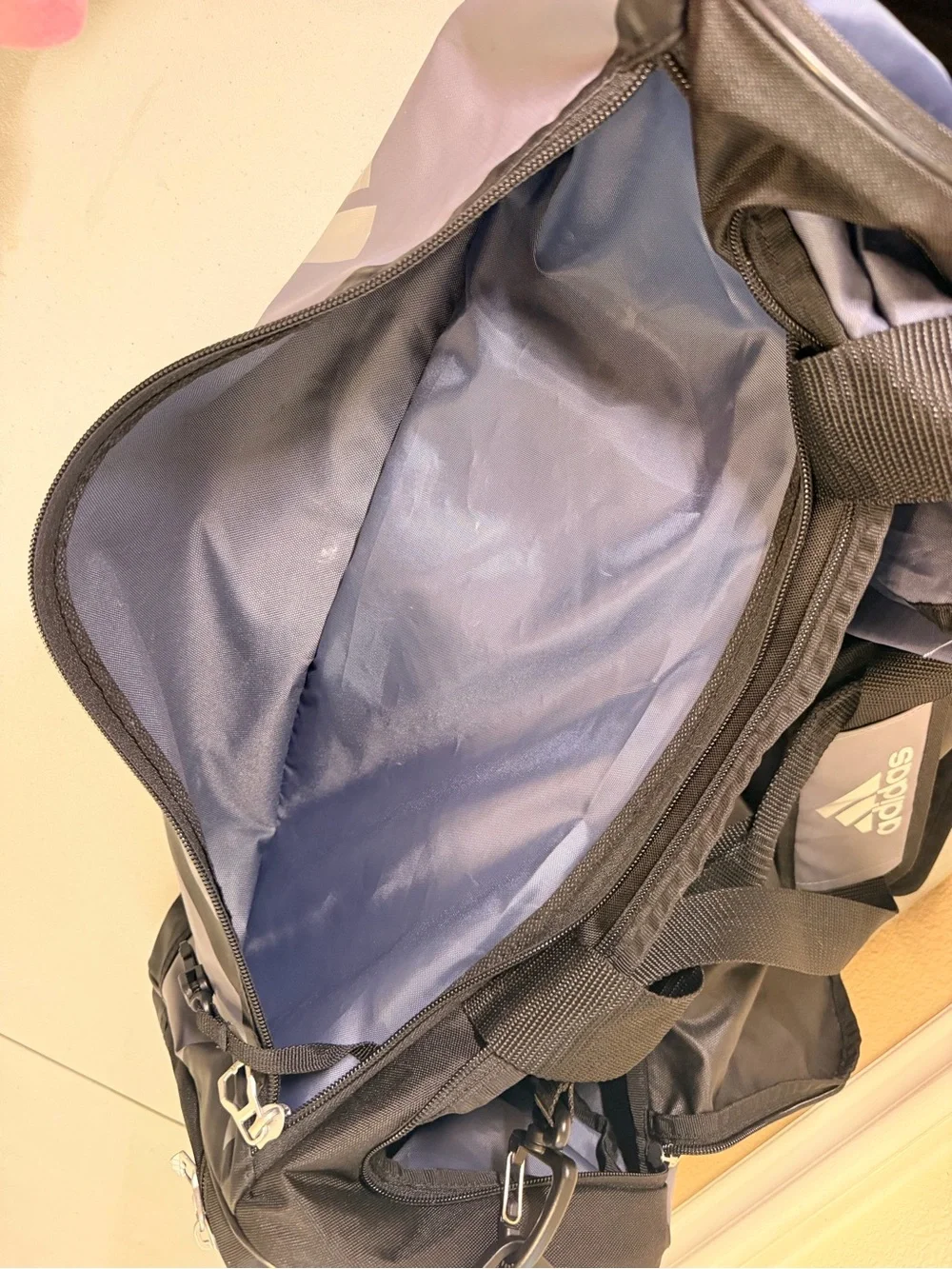 Adidas Black and Gray Men’s Duffel Bag